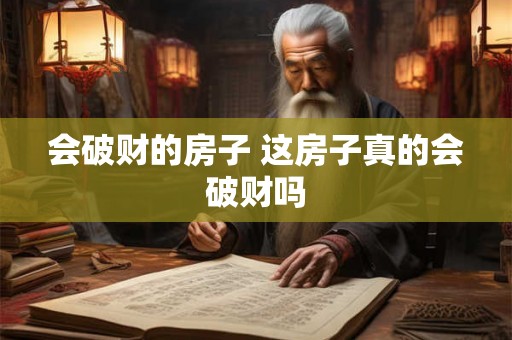 会破财的房子 这房子真的会破财吗 会破财的房子 这房子真的会破财吗