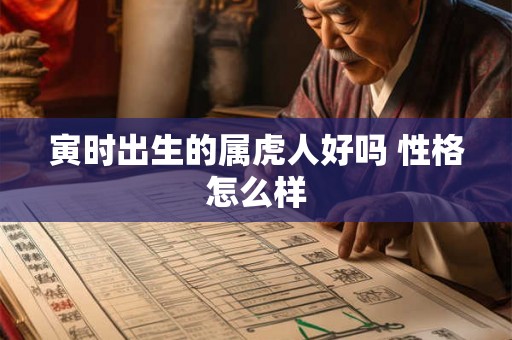 寅时出生的属虎人好吗 性格怎么样