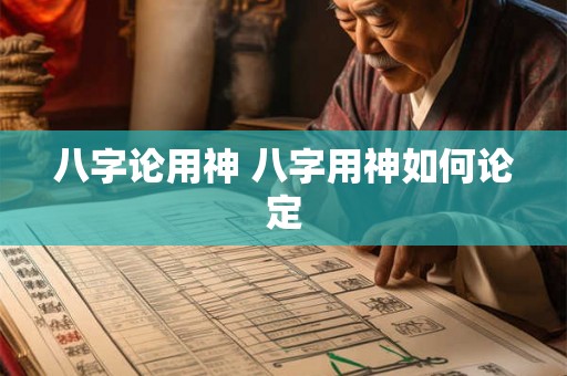 八字论用神 八字用神如何论定 八字论用神 八字用神如何论定