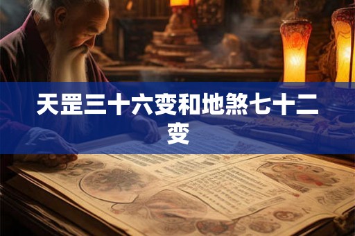 天罡三十六变和地煞七十二变