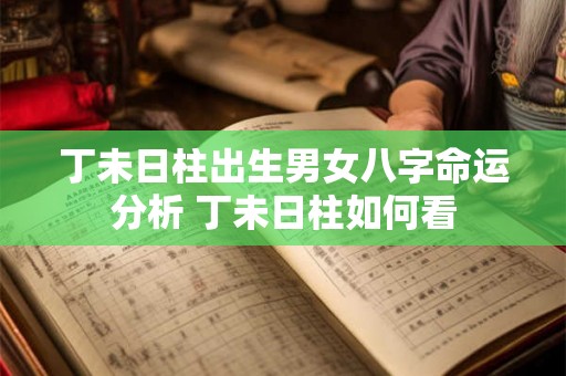 丁未日柱出生男女八字命运分析 丁未日柱如何看 丁未日柱出生男女八字命运分析 丁未日柱如何看