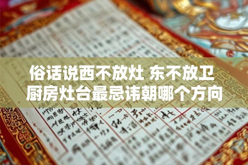 俗话说西不放灶 东不放卫 厨房灶台最忌讳朝哪个方向 俗话说西不放灶 东不放卫 厨房灶台最忌讳朝哪个方向