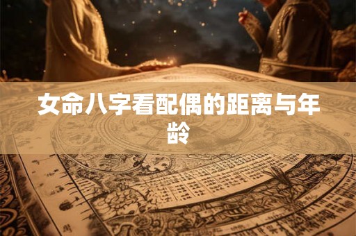 女命八字看配偶的距离与年龄 女命八字看配偶的距离与年龄