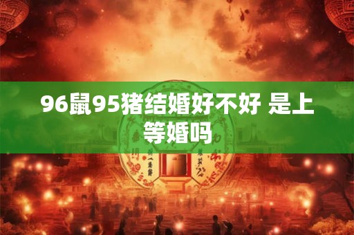 96鼠95猪结婚好不好 是上等婚吗 96鼠95猪结婚好不好 是上等婚吗