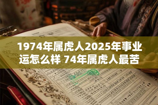 1974年属虎人2025年事业运怎么样 74年属虎人最苦一劫 1974年属虎人2025年事业运怎么样 74年属虎人最苦一劫