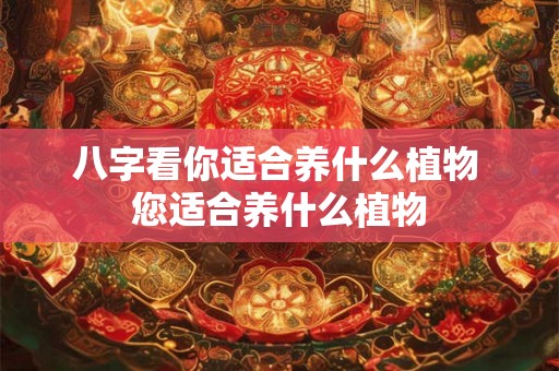 八字看你适合养什么植物 您适合养什么植物