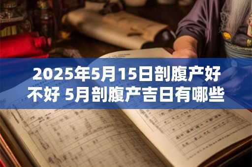 2025年5月15日剖腹产好不好 5月剖腹产吉日有哪些 2025年5月15日剖腹产好不好 5月剖腹产吉日有哪些