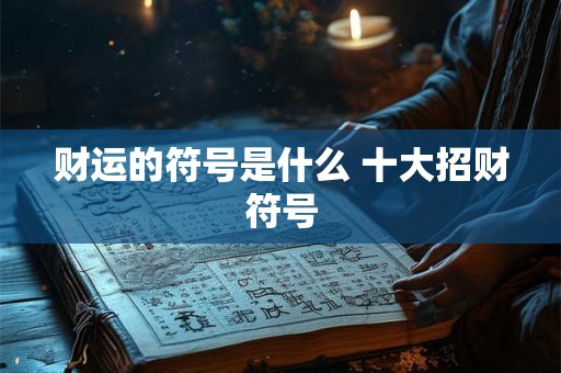 财运的符号是什么 十大招财符号