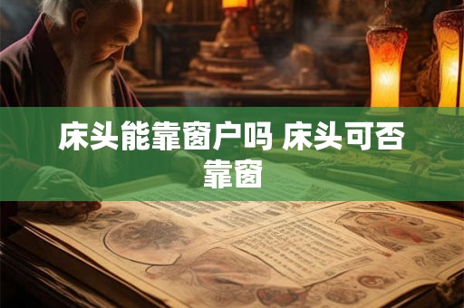 床头能靠窗户吗 床头可否靠窗 床头能靠窗户吗 床头可否靠窗