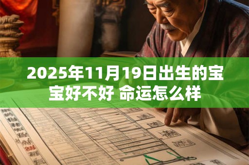 2025年11月19日出生的宝宝好不好 命运怎么样 2025年11月19日出生的宝宝好不好 命运怎么样