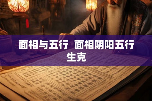 面相与五行 面相阴阳五行生克 面相与五行 面相阴阳五行生克