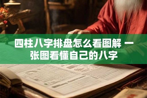 四柱八字排盘怎么看图解 一张图看懂自己的八字