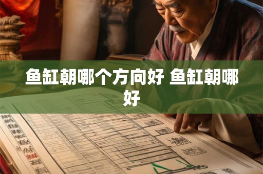 鱼缸朝哪个方向好 鱼缸朝哪好 鱼缸朝哪个方向好 鱼缸朝哪好