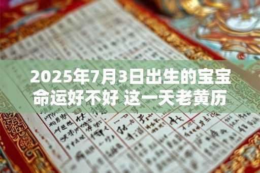 2025年7月3日出生的宝宝命运好不好 这一天老黄历查询 2025年7月3日出生的宝宝命运好不好 这一天老黄历查询