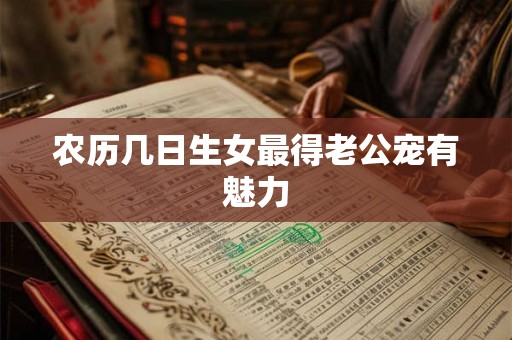 农历几日生女最得老公宠有魅力 农历几日生女最得老公宠有魅力