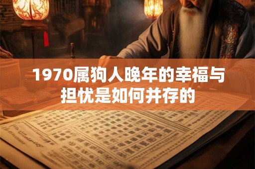 1970属狗人晚年的幸福与担忧是如何并存的 1970属狗人晚年的幸福与担忧是如何并存的