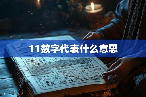 11数字代表什么意思 11数字代表什么意思