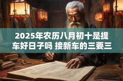 2025年农历八月初十是提车好日子吗 接新车的三要三不要 2025年农历八月初十是提车好日子吗 接新车的三要三不要