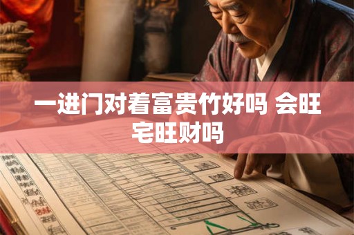 一进门对着富贵竹好吗 会旺宅旺财吗 一进门对着富贵竹好吗 会旺宅旺财吗