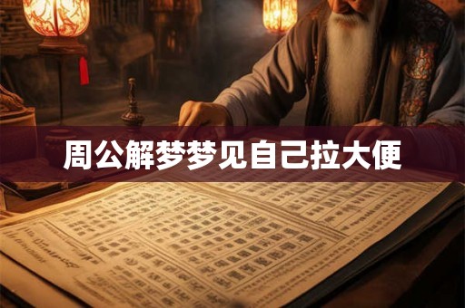 周公解梦梦见自己拉大便 周公解梦梦见自己拉大便