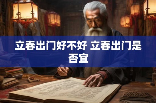 立春出门好不好 立春出门是否宜