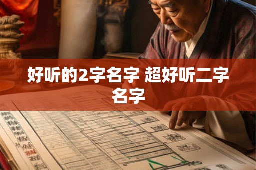 好听的2字名字 超好听二字名字 好听的2字名字 超好听二字名字
