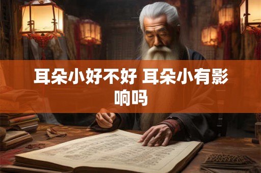 耳朵小好不好 耳朵小有影响吗 耳朵小好不好 耳朵小有影响吗