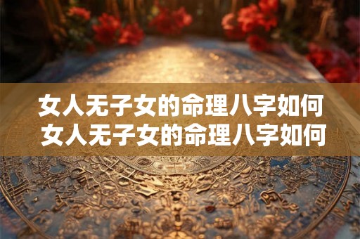 女人无子女的命理八字如何 女人无子女的命理八字如何看婚姻 女人无子女的命理八字如何 女人无子女的命理八字如何看婚姻