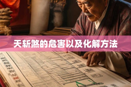 天斩煞的危害以及化解方法 天斩煞的危害以及化解方法