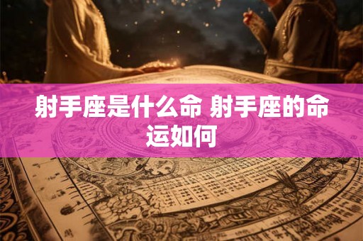 射手座是什么命 射手座的命运如何 射手座是什么命 射手座的命运如何