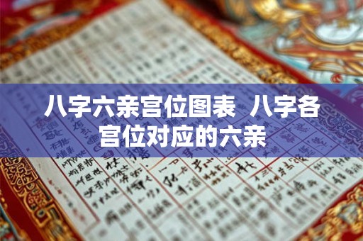 八字六亲宫位图表  八字各宫位对应的六亲