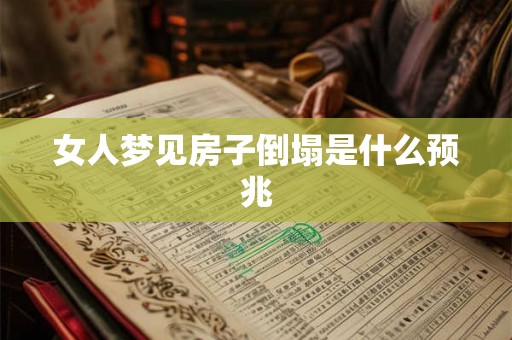 女人梦见房子倒塌是什么预兆 女人梦见房子倒塌是什么预兆