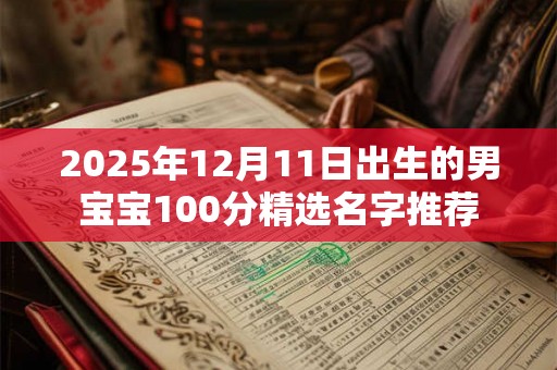 2025年12月11日出生的男宝宝100分精选名字推荐 2025年12月11日出生的男宝宝100分精选名字推荐
