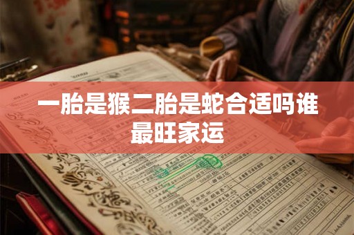 一胎是猴二胎是蛇合适吗谁最旺家运