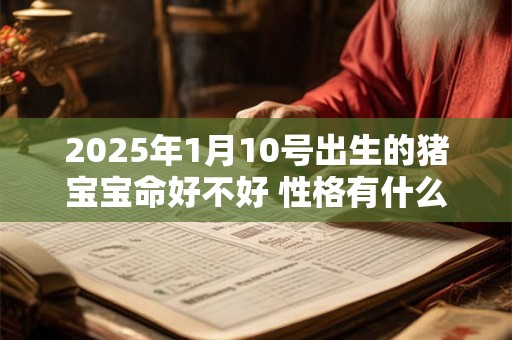2025年1月10号出生的猪宝宝命好不好 性格有什么特点 2025年1月10号出生的猪宝宝命好不好 性格有什么特点