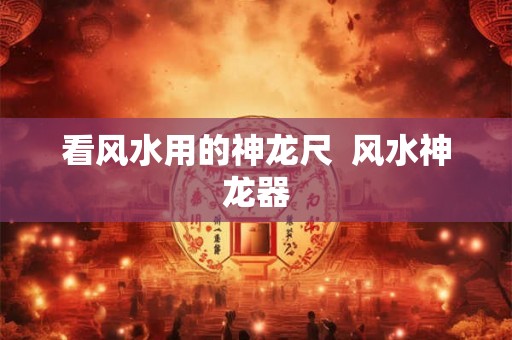 看风水用的神龙尺 风水神龙器 看风水用的神龙尺 风水神龙器