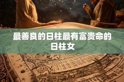 最善良的日柱最有富贵命的日柱女 最善良的日柱最有富贵命的日柱女
