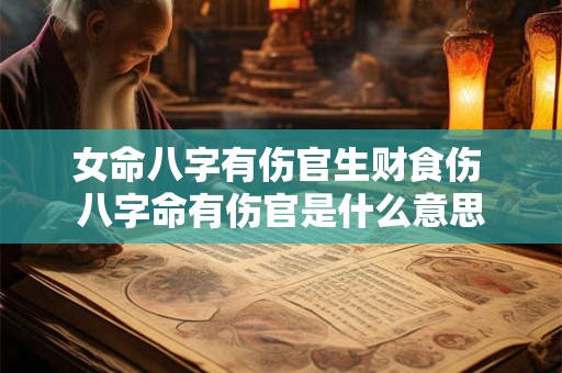 女命八字有伤官生财食伤 八字命有伤官是什么意思 女命八字有伤官生财食伤 八字命有伤官是什么意思