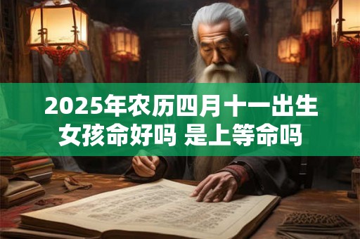2025年农历四月十一出生女孩命好吗 是上等命吗 2025年农历四月十一出生女孩命好吗 是上等命吗