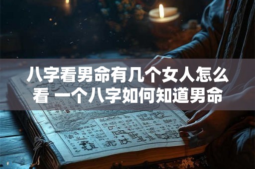八字看男命有几个女人怎么看 一个八字如何知道男命女命