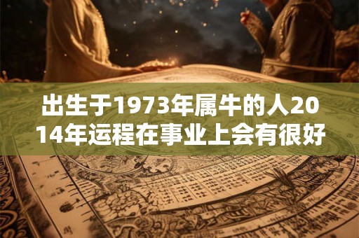 出生于1973年属牛的人2014年运程在事业上会有很好的表现 出生于1973年属牛的人2014年运程在事业上会有很好的表现