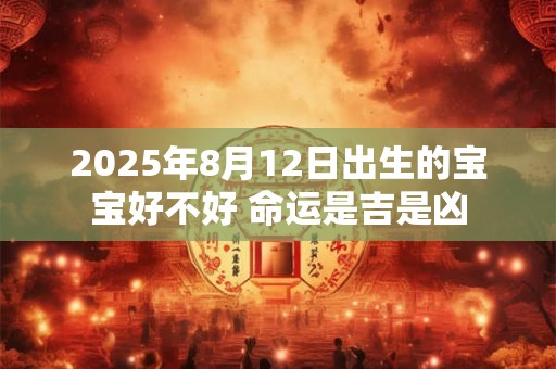 2025年8月12日出生的宝宝好不好 命运是吉是凶