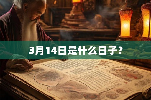 3月14日是什么日子? 3月14日是什么日子?