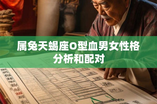 属兔天蝎座O型血男女性格分析和配对 属兔天蝎座O型血男女性格分析和配对