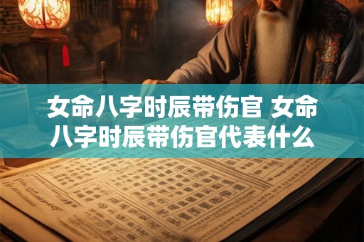 女命八字时辰带伤官 女命八字时辰带伤官代表什么