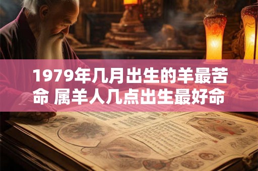 1979年几月出生的羊最苦命 属羊人几点出生最好命 1979年几月出生的羊最苦命 属羊人几点出生最好命
