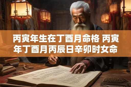 丙寅年生在丁酉月命格 丙寅年丁酉月丙辰日辛卯时女命八字 丙寅年生在丁酉月命格 丙寅年丁酉月丙辰日辛卯时女命八字
