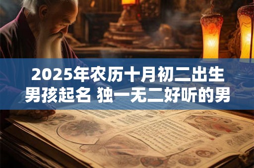 2025年农历十月初二出生男孩起名 独一无二好听的男孩名字 2025年农历十月初二出生男孩起名 独一无二好听的男孩名字