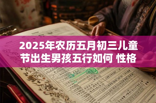 2025年农历五月初三儿童节出生男孩五行如何 性格好不好