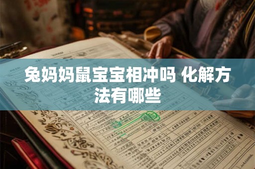 兔妈妈鼠宝宝相冲吗 化解方法有哪些 兔妈妈鼠宝宝相冲吗 化解方法有哪些